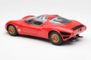 Alfa Romeo 33 Stradale Červený AUTOart 1:18 70191 Kov – obrázok 7 z 8