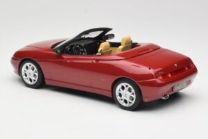 Alfa Romeo Spider 916 Proteo Red Metallic Norev 1:18 187854 Kov – obrázok 5 z 6