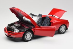Alfa Romeo Spider 916 Alfa Červený Maisto 1:18 50278 Kov – obrázok 2 z 8