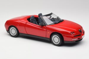 Alfa Romeo Spider 916 Alfa Červený Maisto 1:18 50278 Kov – obrázok 6 z 8