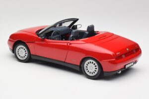 Alfa Romeo Spider 916 Alfa Červený Maisto 1:18 50278 Kov – obrázok 7 z 8