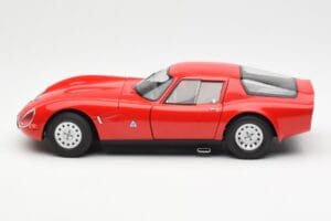 Alfa Romeo TZ2 Červený AUTOart 1:18 70198 Kov – obrázok 3 z 6