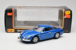 Alpine A110 1600 S Alpine Blue Maisto 1:18 50321 Kov – obrázok 8 z 8