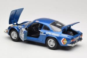 Alpine A110 1600S #28 Alpine-Renault O. Andersson / D. Stone Rally Monte Carlo 1971 Maisto 1:18 56033 Kov – obrázok 5 z 8