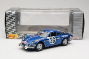 Alpine A110 1600S #28 Alpine-Renault O. Andersson / D. Stone Rally Monte Carlo 1971 Maisto 1:18 56033 Kov – obrázok 8 z 8