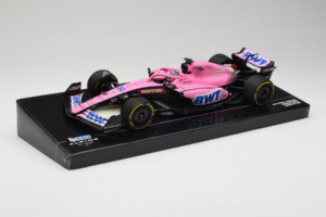 Alpine A522 BWT #14 F. Alonso BWT Alpine F1 Team Bahrain Grand Prix 2022 Minichamps 1:18 147220114 Živica – obrázok 2 z 7
