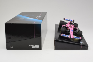 Alpine A522 BWT #14 F. Alonso BWT Alpine F1 Team Bahrain Grand Prix 2022 Minichamps 1:18 147220114 Živica – obrázok 6 z 7