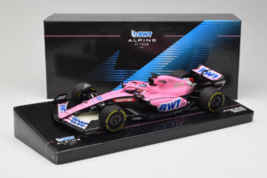 Alpine A522 BWT #14 F. Alonso BWT Alpine F1 Team Bahrain Grand Prix 2022 Minichamps 1:18 147220114 Živica – obrázok 7 z 7