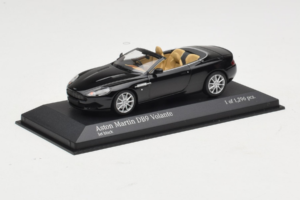 Aston Martin DB9 Kabriolet Čierny Minichamps 1:43 400137330 Kov – obrázok 2 z 4