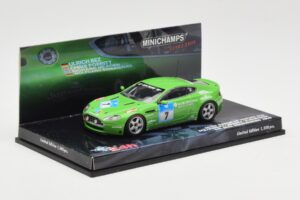 Aston Martin V8 Vantage N24 #7 U. Bez / Porritt / R. Meaden 24 Hours Nurburgring 2008 Minichamps 1:43 437081307 Kov – obrázok 2 z 4