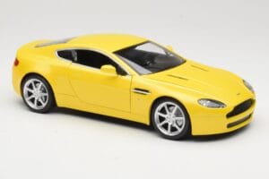 Aston Martin V8 Vantage Žltý Hot Wheels 1:18 G7159 Kov – obrázok 6 z 8