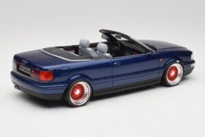 Audi 80 B4 Kabriolet Ming Modrý Metallic Custom Wheels Otto 1:18 OT806-C Živica – obrázok 2 z 6