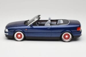 Audi 80 B4 Kabriolet Ming Modrý Metallic Custom Wheels Otto 1:18 OT806-C Živica – obrázok 3 z 6
