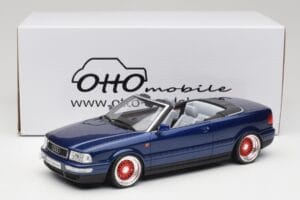 Audi 80 B4 Kabriolet Ming Modrý Metallic Custom Wheels Otto 1:18 OT806-C Živica – obrázok 6 z 6
