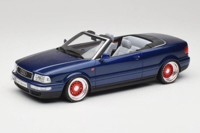 Audi 80 B4 Kabriolet Ming Modrý Metallic Custom Wheels Otto 1:18 OT806-C Živica
