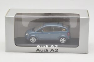 Audi A2 Blue Metallic Minichamps 1:43 20022200748005 Kov – obrázok 4 z 4