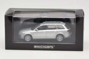 Audi A4 B7 Avant Strieborný Minichamps 1:43 AUDI009 Kov – obrázok 4 z 4