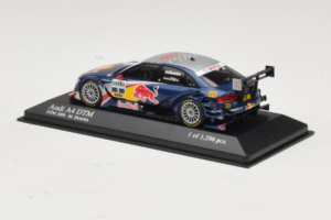 Audi A4 DTM #1 M. Ekstrom Audi Sport Team Abt Sportsline DTM Champion 2008 Minichamps 1:43 400081801 Kov – obrázok 3 z 4