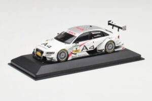 Audi A4 B8 #9 T. Kristensen DTM 2008 Minichamps 1:43 400081809 Kov – obrázok 2 z 4