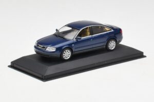 Audi A6 C5 Tmavá Modrá Minichamps 1:43 132093 Kov – obrázok 2 z 4