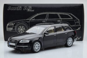 Audi A6 C6 Avant Čierny Norev 1:18 188304 Kov – obrázok 8 z 8