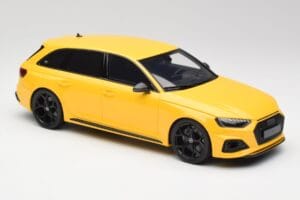 Audi RS4 B9 Avant 25. Výročie Vegas Žltý GT Spirit 1:18 GT935 Živica – obrázok 4 z 6