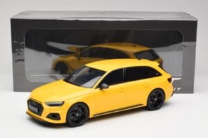 Audi RS4 B9 Avant 25. Výročie Vegas Žltý GT Spirit 1:18 GT935 Živica – obrázok 6 z 6