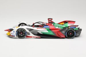 Audi e-tron FE05 Audi Sport ABT Schaeffler #66 D. Abt Formula E Season 5 2019 Minichamps 1:18 114180066 Kov – obrázok 3 z 6