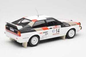 Audi Quattro #14 M. Mouton / F. Pons Winners Rally Sanremo 1981 Minichamps 1:18 155811114 Kov – obrázok 2 z 6