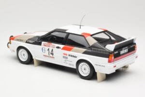 Audi Quattro #14 M. Mouton / F. Pons Winners Rally Sanremo 1981 Minichamps 1:18 155811114 Kov – obrázok 5 z 6