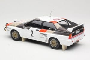 Audi Quattro A1 #2 H. Mikkola / A. Hertz Audi Sport Rally Monte Carlo 1983 Minichamps 1:18 155831102 Kov – obrázok 5 z 6