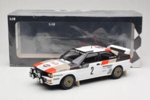 Audi Quattro A1 #2 H. Mikkola / A. Hertz Audi Sport Rally Monte Carlo 1983 Minichamps 1:18 155831102 Kov – obrázok 6 z 6