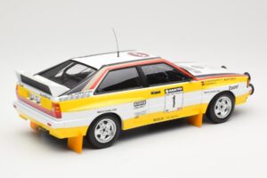 Audi Quattro A2 Audi Sport #1 W. Röhrl / C. Geistdörfer DNF Sanyo Rally of New Zealand 1984 Minichamps 1:18 155841101 Kov – obrázok 2 z 6