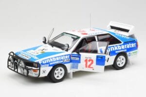 Audi Quattro A2 #12 H. Wittmann / R. Diekmann Safari Rally 1984 Sun Star 1:18 4246 Kov – obrázok 2 z 8