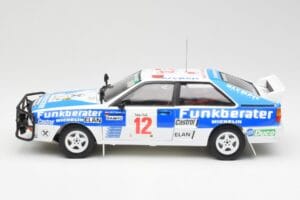 Audi Quattro A2 #12 H. Wittmann / R. Diekmann Safari Rally 1984 Sun Star 1:18 4246 Kov – obrázok 4 z 8