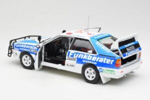 Audi Quattro A2 #12 H. Wittmann / R. Diekmann Safari Rally 1984 Sun Star 1:18 4246 Kov – obrázok 5 z 8
