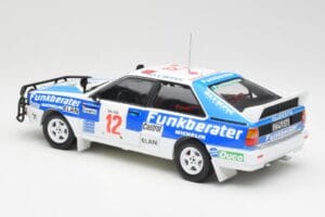 Audi Quattro A2 #12 H. Wittmann / R. Diekmann Safari Rally 1984 Sun Star 1:18 4246 Kov – obrázok 7 z 8