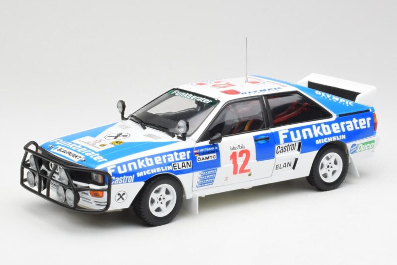 Audi Quattro A2 #12 H. Wittmann / R. Diekmann Safari Rally 1984 Sun Star 1:18 4246 Kov