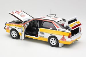 Audi Quattro A2 #4 W. Rohrl / C. Geistdorfer Rally de Portugal 1984 Sun Star 1:18 4224 Kov – obrázok 5 z 8