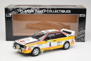 Audi Quattro A2 #4 W. Rohrl / C. Geistdorfer Rally de Portugal 1984 Sun Star 1:18 4224 Kov – obrázok 8 z 8