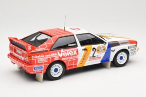 Audi Quattro A2 Schmidt Motorsport #2 H. Demuth / W. Lux Winners Hunsrück Rally 1984 Minichamps 1:18 155841102 Kov – obrázok 2 z 6
