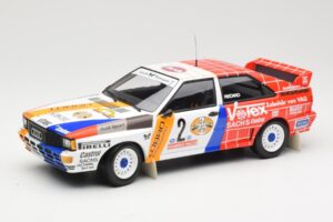 Audi Quattro A2 Schmidt Motorsport #2 H. Demuth / W. Lux Winners Hunsrück Rally 1984 Minichamps 1:18 155841102 Kov