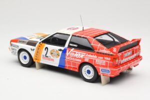 Audi Quattro A2 Schmidt Motorsport #2 H. Demuth / W. Lux Winners Hunsrück Rally 1984 Minichamps 1:18 155841102 Kov – obrázok 5 z 6