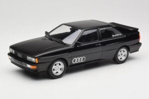 Audi Quattro Čierny Metalíza Minichamps 1:18 155016121 Kov