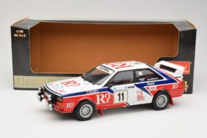 Audi Quattro #11 F. Wittmann / J. Pattermann Rally Acropolis 1986 Sun Star 1:18 4191 Kov – obrázok 8 z 8