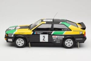 Audi Quattro #2 M. Mouton / F. Pons Audi Sport Rally of 1000 Pistes 1981 Minichamps 1:18 155811122 Kov – obrázok 3 z 6