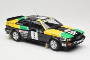 Audi Quattro #2 M. Mouton / F. Pons Audi Sport Rally of 1000 Pistes 1981 Minichamps 1:18 155811122 Kov – obrázok 4 z 6