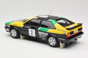 Audi Quattro #2 M. Mouton / F. Pons Audi Sport Rally of 1000 Pistes 1981 Minichamps 1:18 155811122 Kov – obrázok 5 z 6