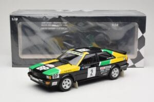 Audi Quattro #2 M. Mouton / F. Pons Audi Sport Rally of 1000 Pistes 1981 Minichamps 1:18 155811122 Kov – obrázok 6 z 6