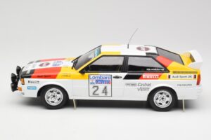 Audi Quattro #24 M. Demuth / M. Daniels Audi Sport Lombard RAC Rally 1982 Minichamps 1:18 155821124 Kov – obrázok 3 z 6